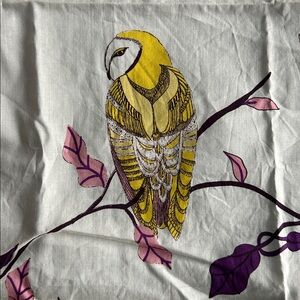 Tory Burch squirrel, owl, mushroom scarf